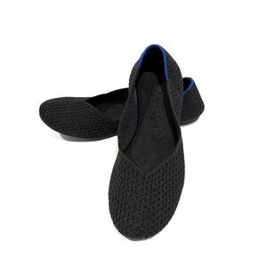 Rothy's The Flat Ballet Flats Black Solid Shoes
